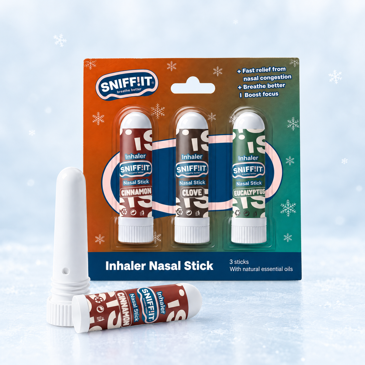 Sniffit® Stick Nasal Inhaler - Winter Edition
