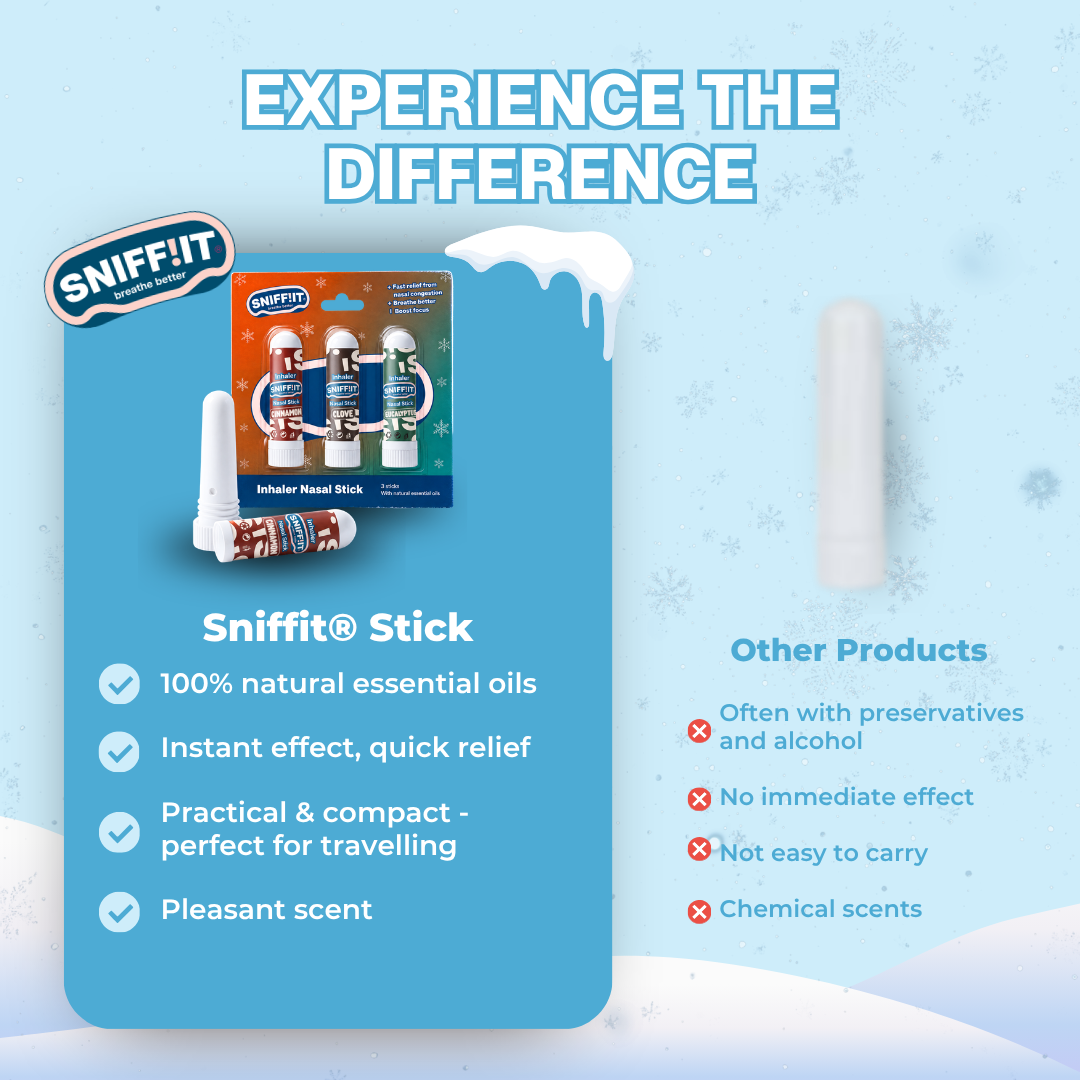 Sniffit® Stick Nasal Inhaler - Winter Edition