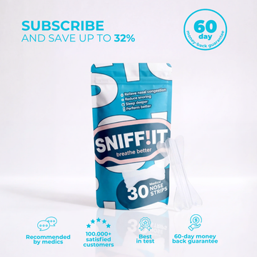 Sniffit® Transparante neusstrips