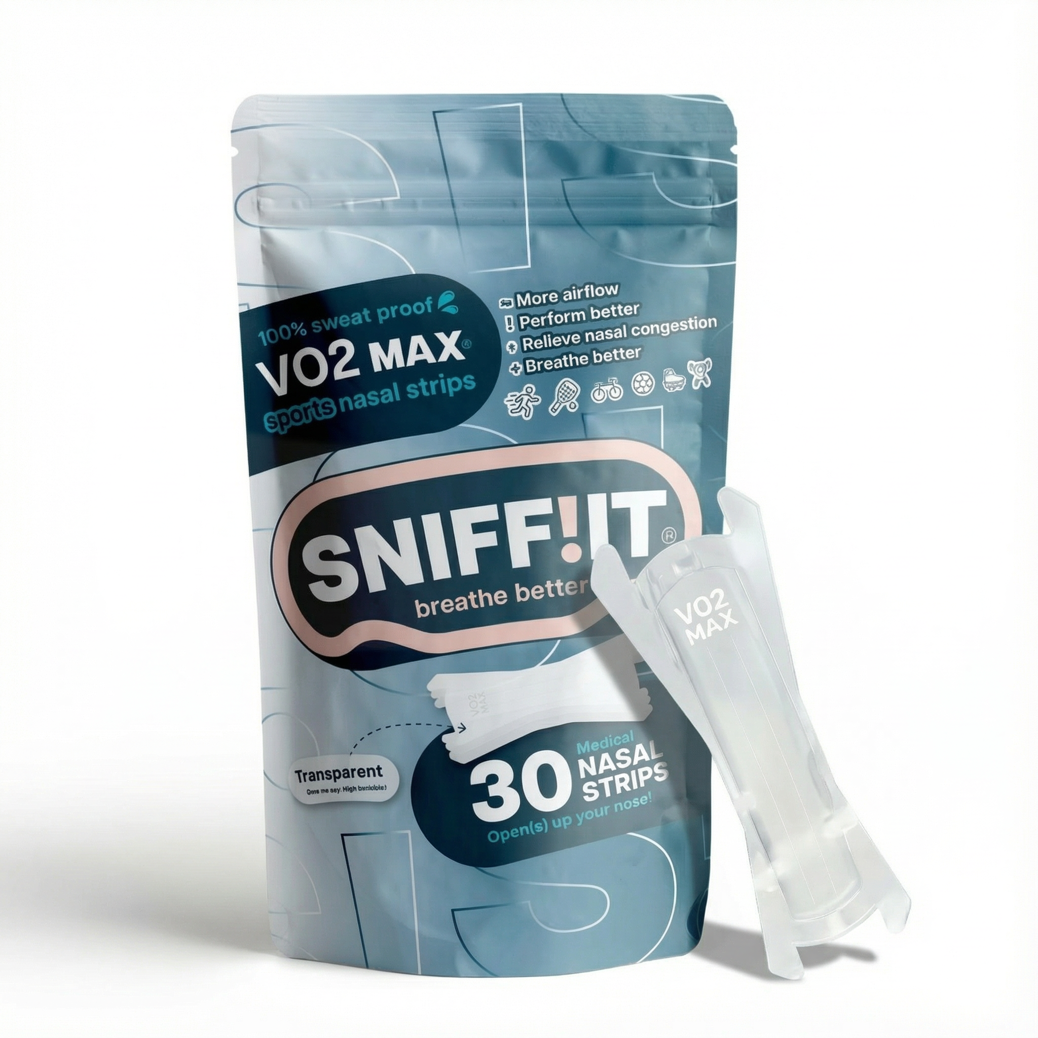 Sniffit® VO2 MAX Sport Neusstrips