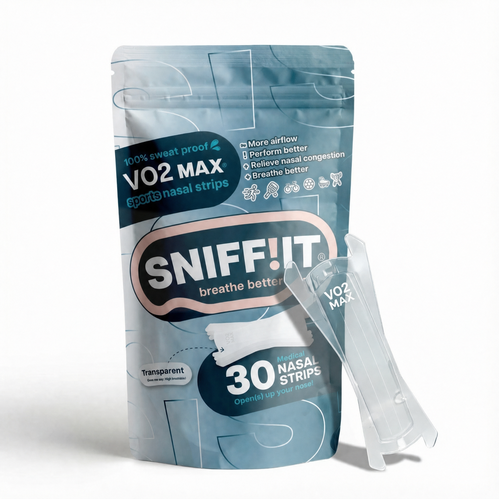 Sniffit® VO2 MAX Sport Neusstrips